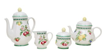 Villeroy And Boch French Garden Fleurence Porcelain Tea Set