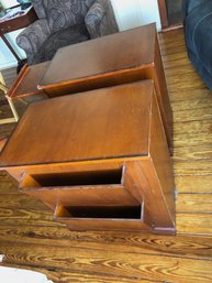 Matching Set Of Wood Filing Cabinets / End Tables