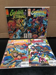 4 Gambit Xternals Comicbooks.   Lot 66