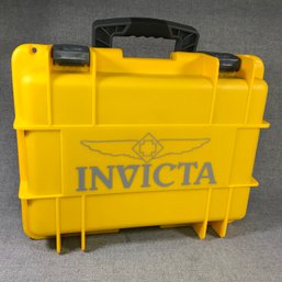 Awesome $165 INVICTA Travel Case For Your Watches (8) - Classic - Invicta Yellow - High Impact Plastic