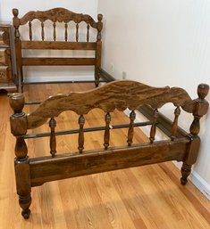 Vintage JAMESTOWN AMERICAN Maple Twin Size Bed Frame # 1