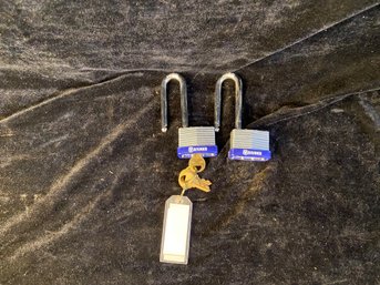 Matched Set Of Brinks Locks With Same Keys