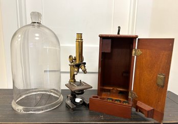 Antique Microscope WITH Case