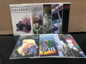 10 Galaxion Comicbooks.   Lot 67