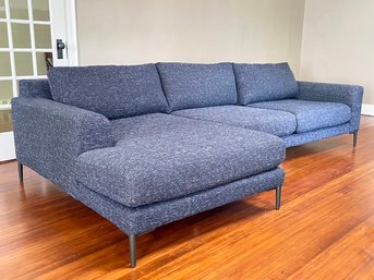 A Modern 'L' Sectional By West Elm