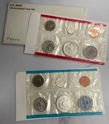 1963 US Mint Uncirculated Coins