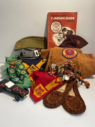 Vintage Boy Scout, Girl Scout And Indian Guides Clothing And Accessories