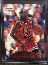 1997 Upper Deck Michael Jordan Air Time Departure - M