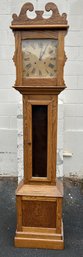 Antique SETH THOMAS Tall Case Oak Grandfather Clock- 85' In Height