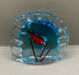 Murano Glass Aquarium Paperweight