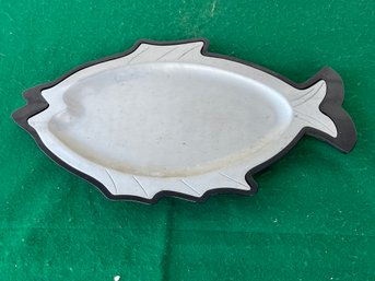 Vintage Nordic Ware Aluminum And Bakelite Fish Tray