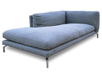 A Modern Como Chaise In Ash Linen With Down Cushions By Giorgio Soressi For Design Within Reach