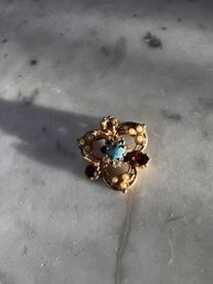 Antique Victorian Era Brooch (Originally Likely Pendant)