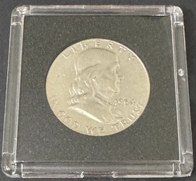 1954 Benjamin Franklin Silver Half Dollar