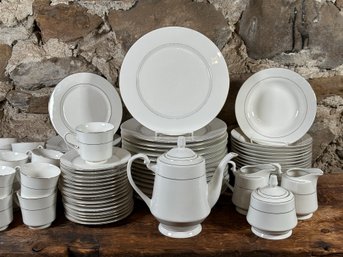 A Set Of Royal Majestic Fine China Dinnerware, D'Or Pattern