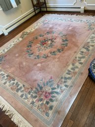 Vintage Sculpted Chinese Rug .