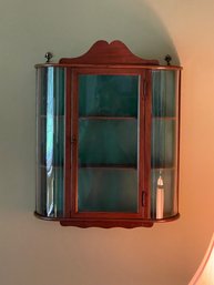 Mahogany Hanging Wall Cabinet