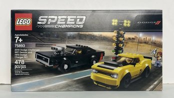 LEGO 75893 Speed Champions 2018 Dodge Challenger SRT Demon / 1970 Charger RT NEW