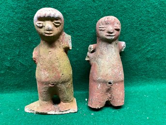Pair Of Pre-Columbian Effigies? Estate Find. (2)