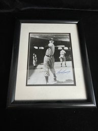 Signed Picture And Frame