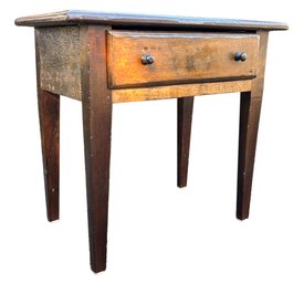 A Late 18th-Early 19th Century Primitive End Table