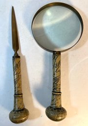 Nice Magnifying Glass And Letter Opener
