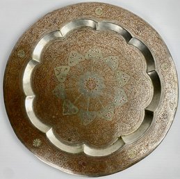 Vintage Indian Brass Tray