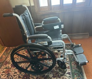 Polly Fly Drive Medical Design And Manufacturing Foldable Black Wheel Chair.