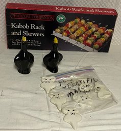 Pie Birds, Food Markers And Kabob Rack
