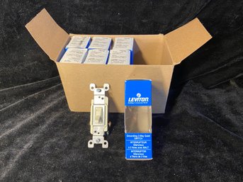 Seven New In Box Leviton Three Way Quiet Switches