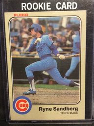 1983 Fleer Ryne Sandberg Rookie Card - M