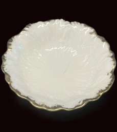 Lenox 6' Goldleaf Collection Round Scallped Edge Bowl