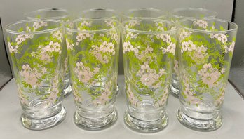 Set Of 8 Midcentury 60s Libby Glasses