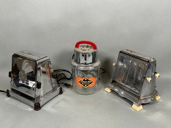 Vintage Spee-dee Mixer With Bake Lite Handle & Toasters