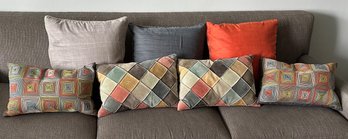 7 Crate & Barrel Throw Pillows