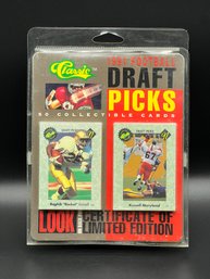 1991 Classic Draft Picks Football Set