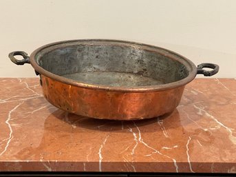Antique French Copper Egg Poaching Pan