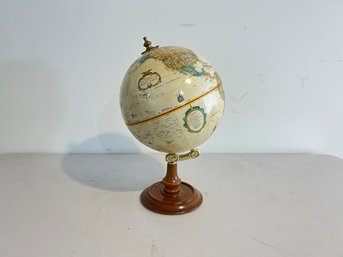 Nice Globe On Wood Base