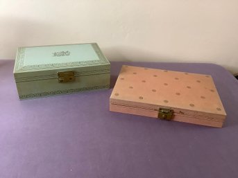 Mele Jewelry Box Set Of 2- Music Box One Sings Around The World In 60 Days