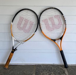 Pair Of Wilson Tennis Rackets