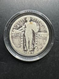 1927 Standing Liberty Silver Quarter