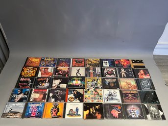 Lot Of 40 CDs, Mostly Rock And Metal