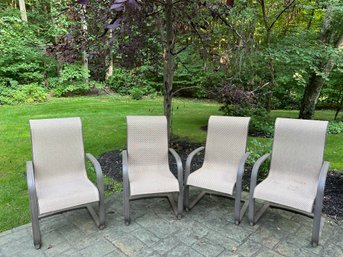 Four Outdoor Chairs