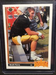 1991 Upper Deck Brett Favre Rookie Card - M