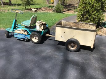 Sabre 5 Lawn Mower/Tractor With Cart