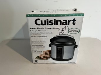 Cuisinart 6 Quart Pressure Cooker, New In Box