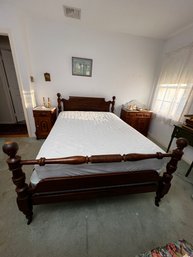 Antique Mahogany Full Size Bed Frame