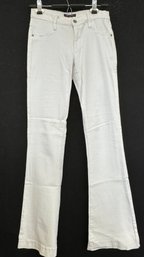 James Jeans Juliette Luna White Size 27