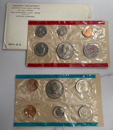 1971 US Mint Uncirculated Coins