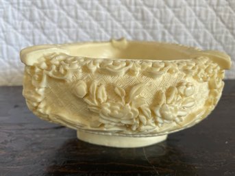 Vintage Carved Soapstone Ashtray